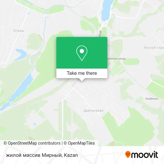 жилой массив Мирный map