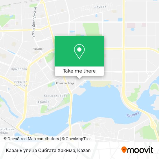 Казань улица Сибгата Хакима map