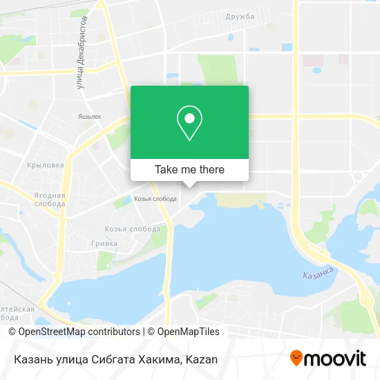 Казань улица Сибгата Хакима map