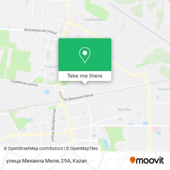 улица Михаила Миля, 29А map