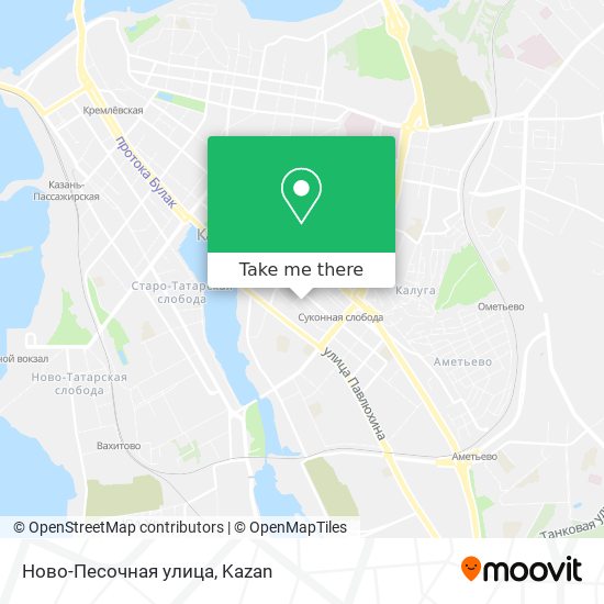 Ново-Песочная улица map