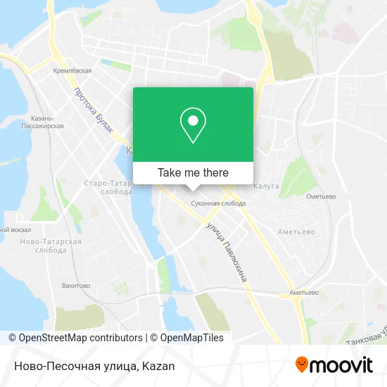 Ново-Песочная улица map