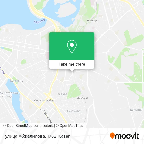 улица Абжалилова, 1/82 map