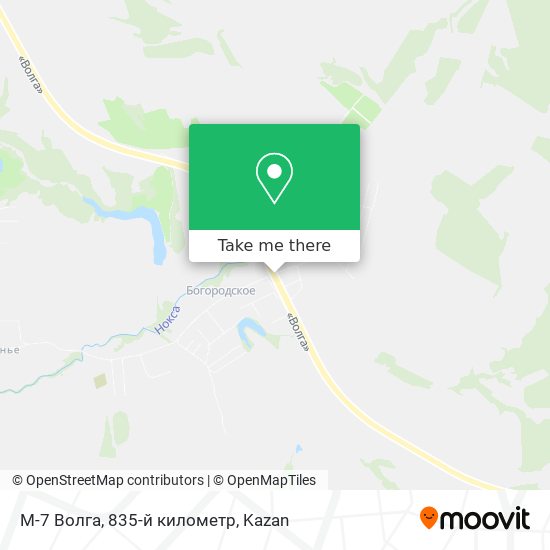 М-7 Волга, 835-й километр map