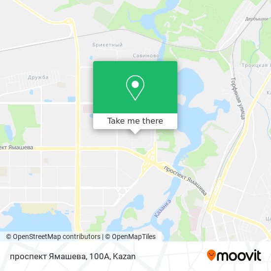 проспект Ямашева, 100А map