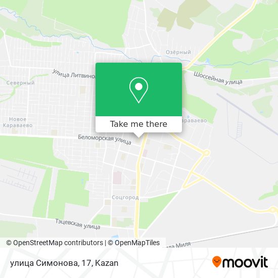улица Симонова, 17 map