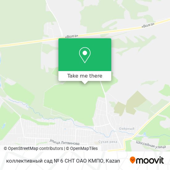 коллективный сад № 6 СНТ ОАО КМПО map