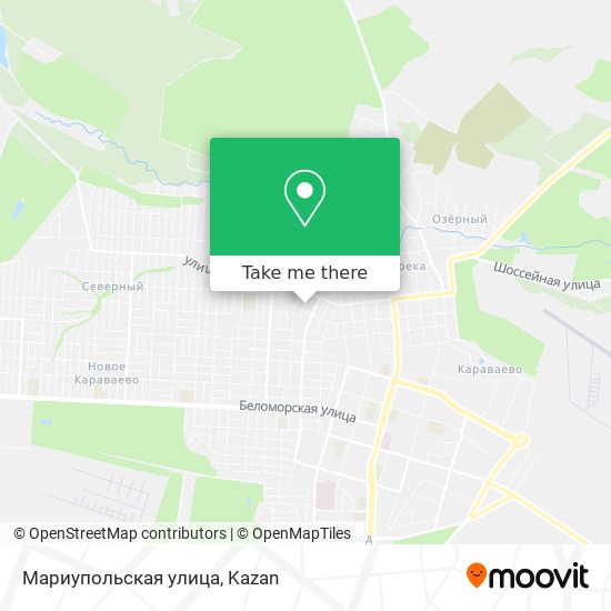 Мариупольская улица map