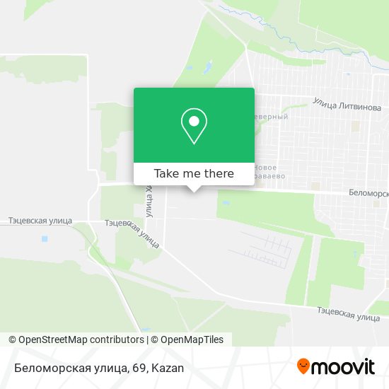 Беломорская улица, 69 map