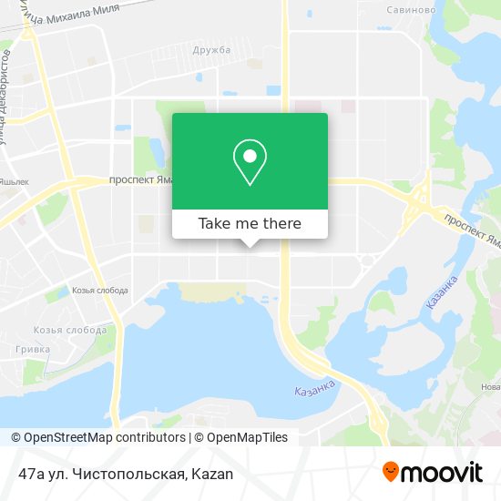 47a ул. Чистопольская map