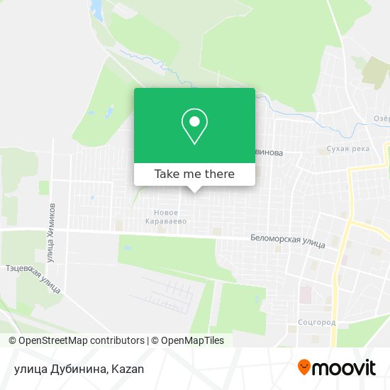 улица Дубинина map