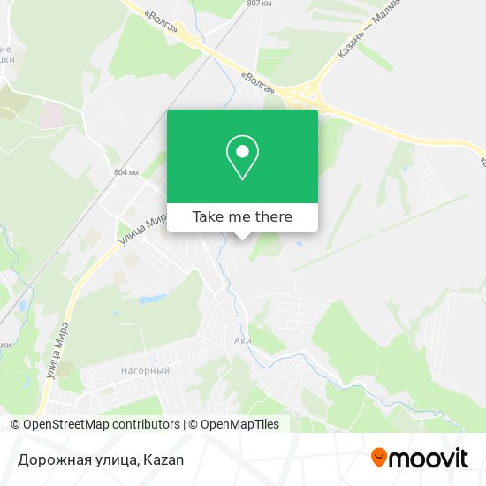 Дорожная улица map