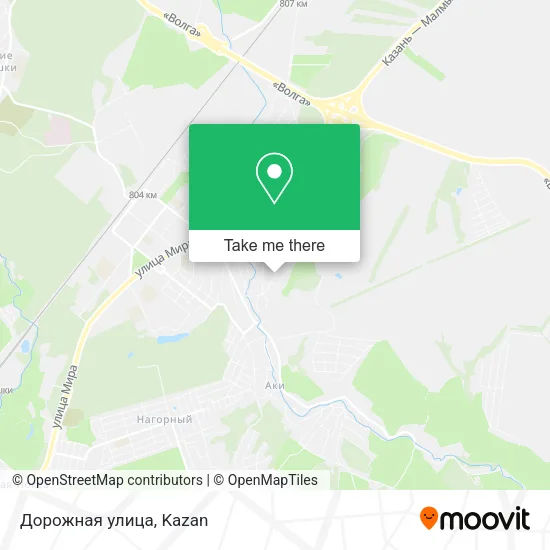 Дорожная улица map