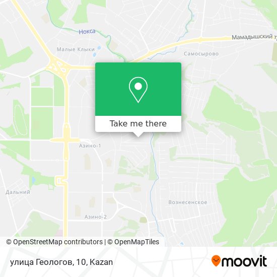 улица Геологов, 10 map