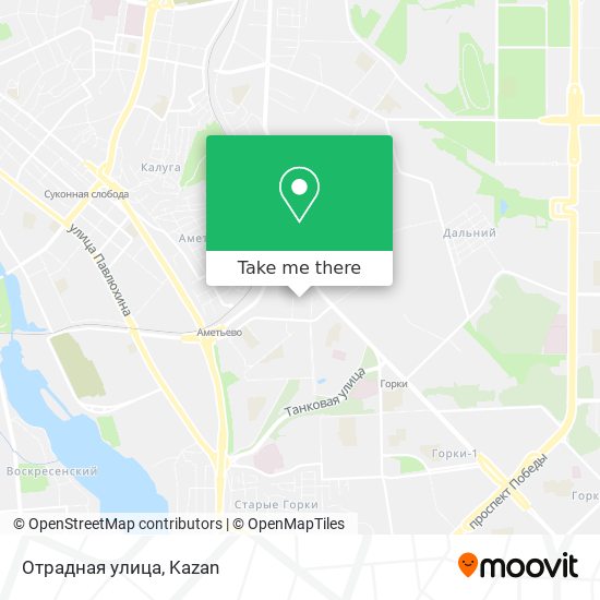 Отрадная улица map