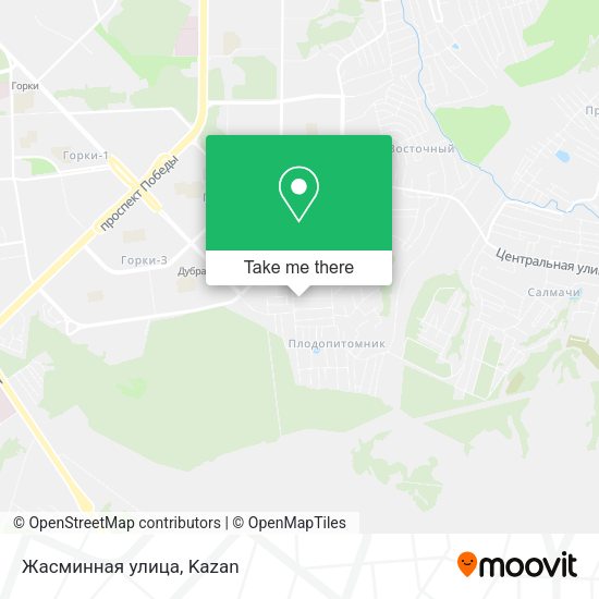 Жасминная улица map