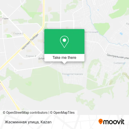 Жасминная улица map