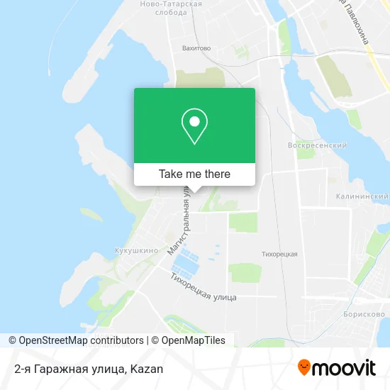 2-я Гаражная улица map