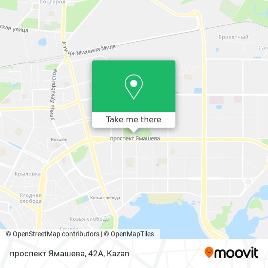 проспект Ямашева, 42А map