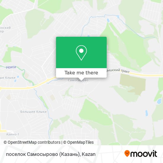 поселок Самосырово (Казань) map