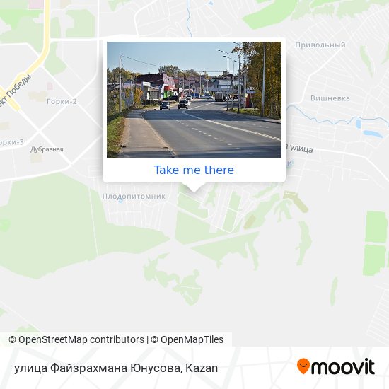 улица Файзрахмана Юнусова map