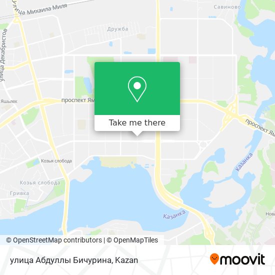 улица Абдуллы Бичурина map