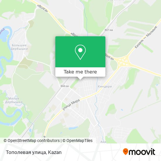 Тополевая улица map