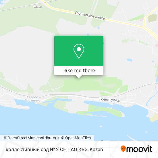 коллективный сад № 2 СНТ АО КВЗ map