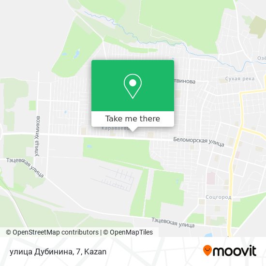 улица Дубинина, 7 map