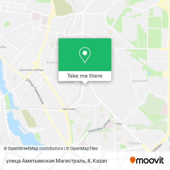 улица Аметьевская Магистраль, 8 map