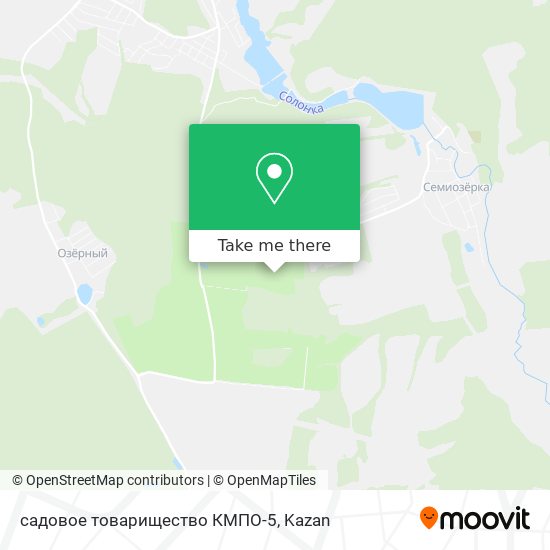 садовое товарищество КМПО-5 map