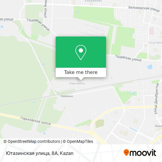 Ютазинская улица, 8А map
