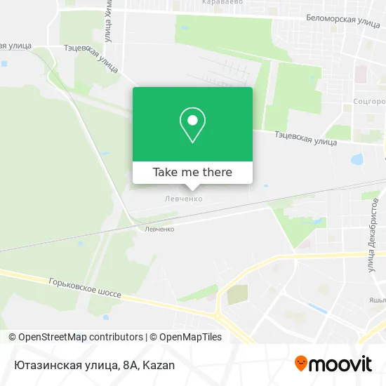 Ютазинская улица, 8А map