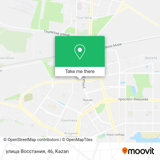 улица Восстания, 46 map