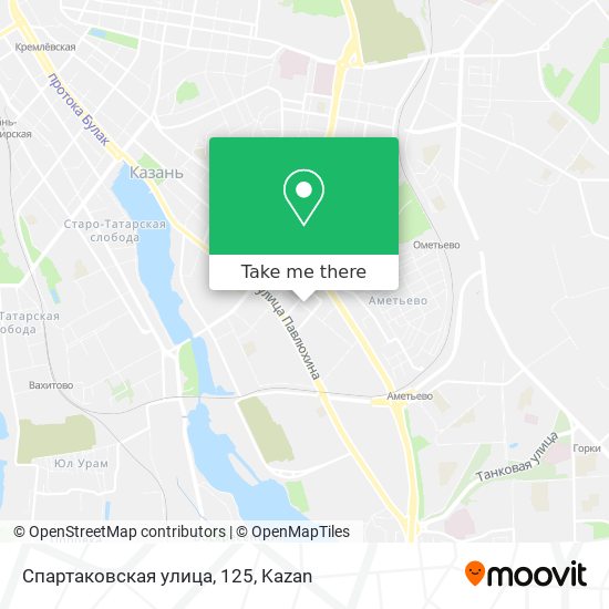 Спартаковская улица, 125 map