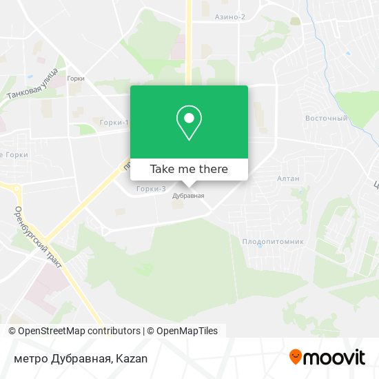 метро Дубравная map