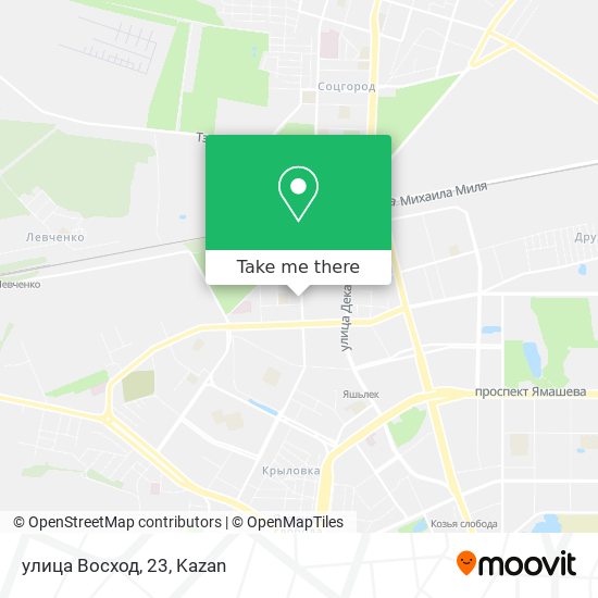 улица Восход, 23 map