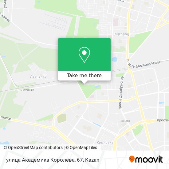улица Академика Королёва, 67 map
