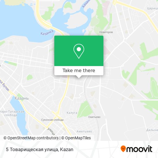 5 Товарищеская улица map
