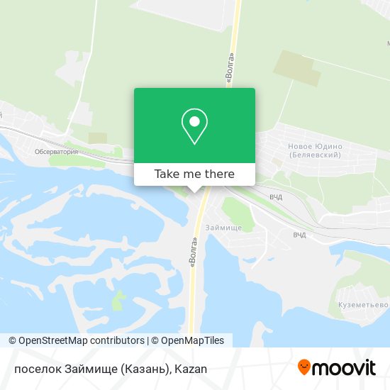 поселок Займище (Казань) map