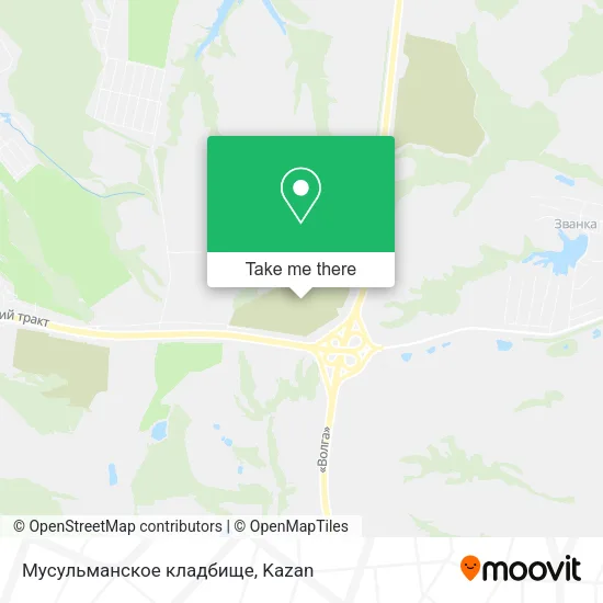 Мусульманское кладбище map