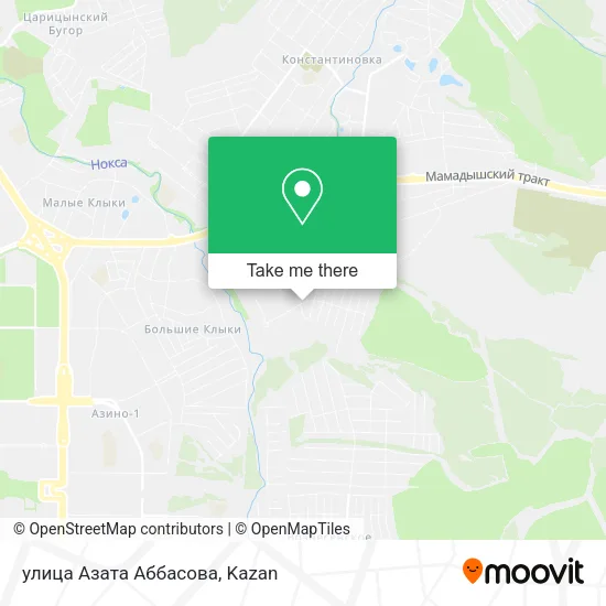 улица Азата Аббасова map