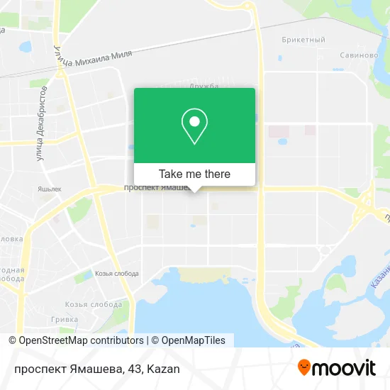 проспект Ямашева, 43 map