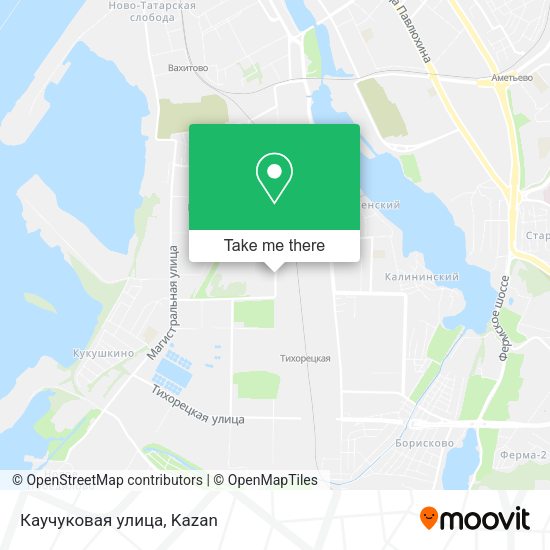 Каучуковая улица map