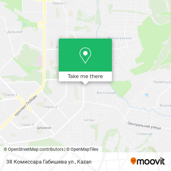 38 Комиссара Габишева ул. map