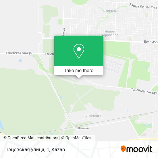 Тэцевская улица, 1 map