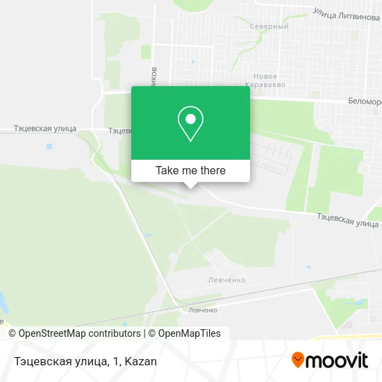 Тэцевская улица, 1 map