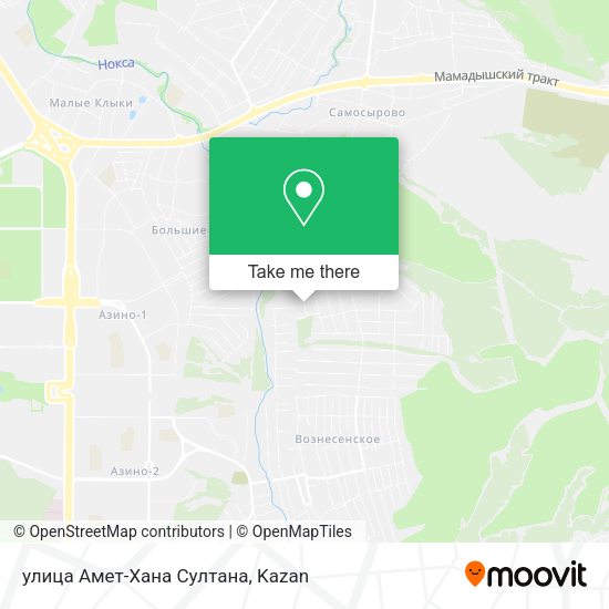 улица Амет-Хана Султана map