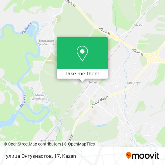улица Энтузиастов, 17 map