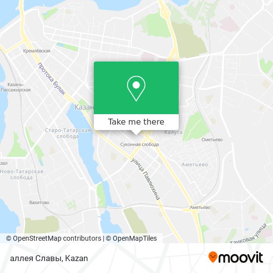 аллея Славы map